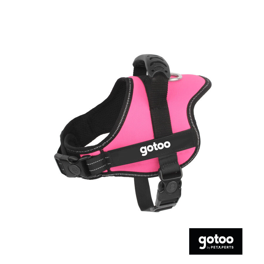 Gotoo Peitoral anti-pux&atilde;o rosa para c&atilde;es, , large Imagem n&uacute;mero 2