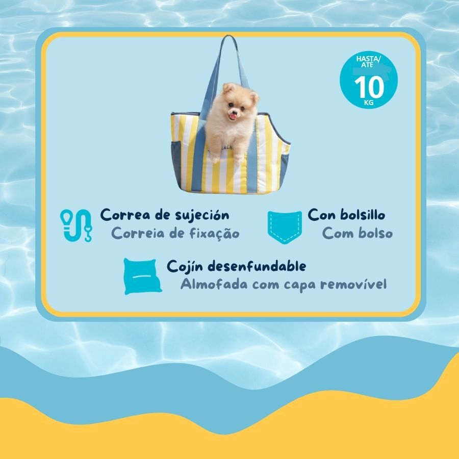 Summer Vibes Club Bag Bolsa de Transporte para c&atilde;es pequenos, , large Imagem n&uacute;mero 4