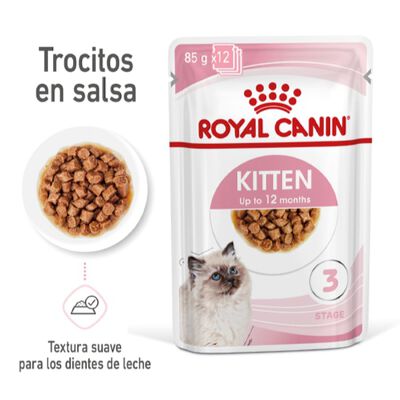 Royal Canin Kitten Instinctive saqueta em molho para gatos
