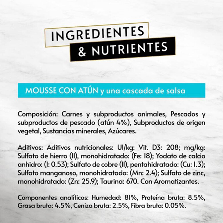 4 terrinas x 57 g Gourmet Revelations Mousse de atum para gatos,  Imagem número 7 4 terrinas x 57 g Gourmet Revelations Mousse de atum para gatos, , large Imagem número 7