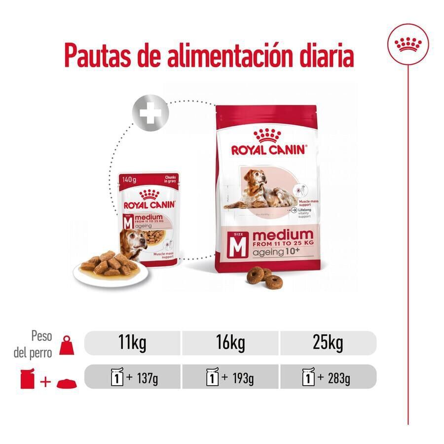 140 g Royal Canin Medium Ageing saquetas em molho para c&atilde;es , , large Imagem n&uacute;mero 7