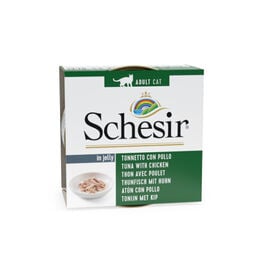 Schesir Adult Atum com Frango lata para gatos