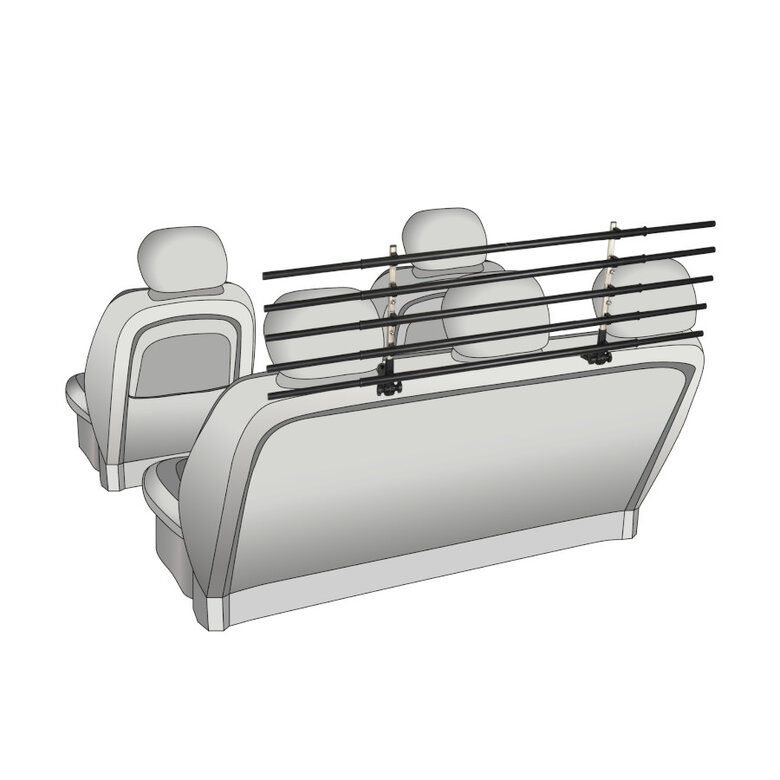 Flamingo Walky Barrier Barreira de automóvel para cães,  Imagem número 5 Flamingo Walky Barrier Barreira de automóvel para cães, , large Imagem número 5