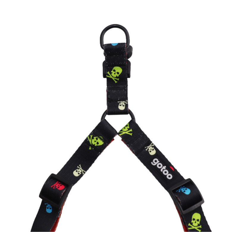 Gotoo Peitoral estampado cinza para cães,  Imagem número 3 Gotoo Peitoral estampado cinza para cães, , large Imagem número 3