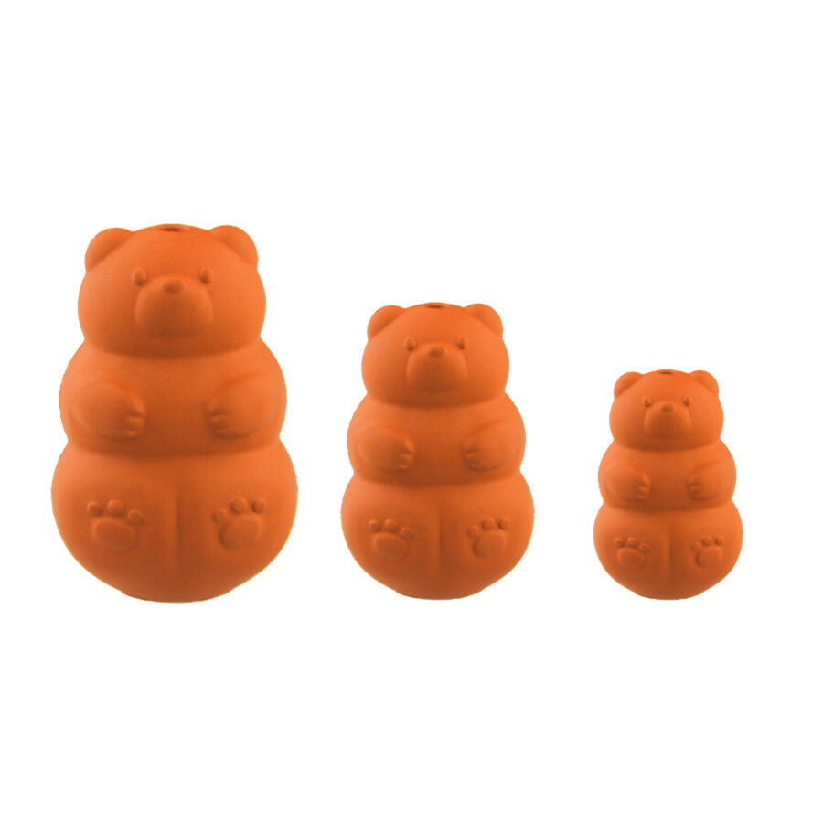 Tootoy! Bear dispenser Chew Toy Laranja mordedor com dispensador de snacks para c&atilde;es, , large Imagem n&uacute;mero 4