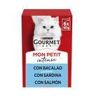 Gourmet Mon Petit Seleção Peixes em molho saqueta para gatos, , large image number null