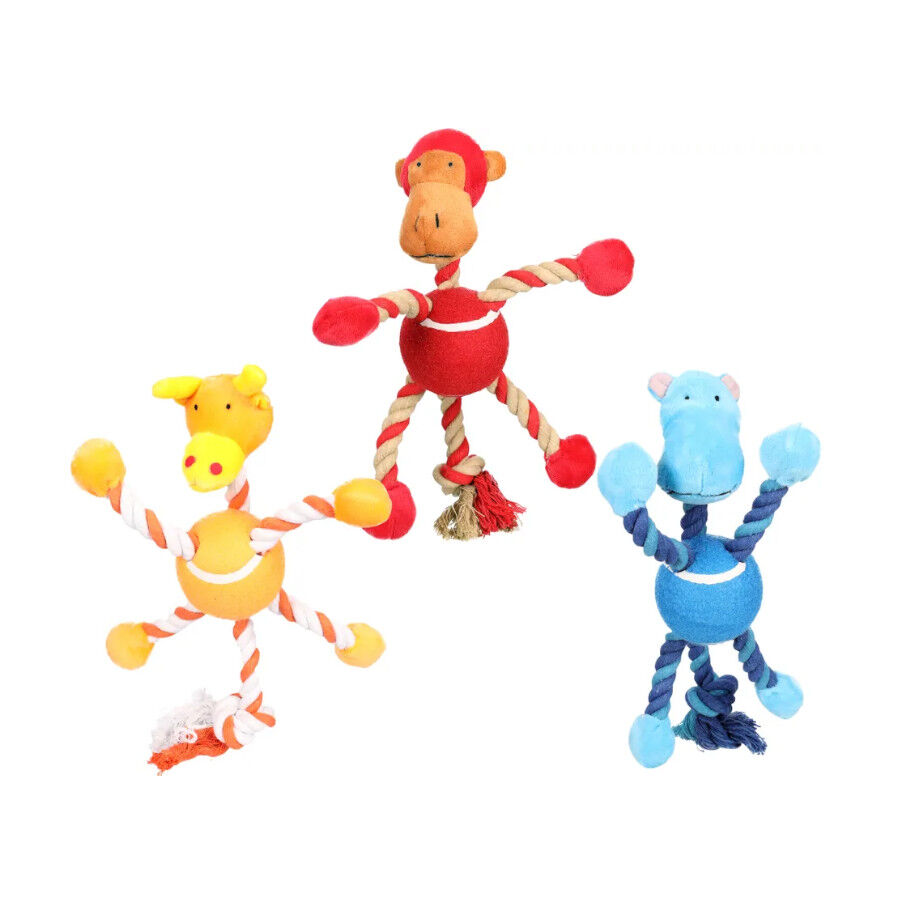 Flamingo pelota de tenis y cuerdas trenzadas Imagem n&uacute;mero 1