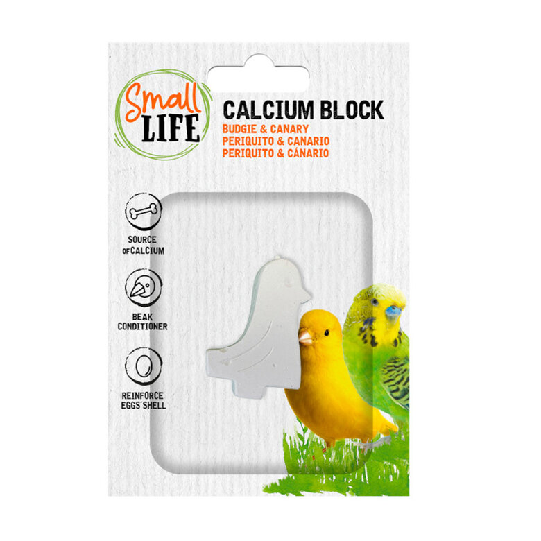 Small Life Bloco de Cálcio para periquitos e canários,  Imagem número 1 Small Life Bloco de Cálcio para periquitos e canários, , large Imagem número 1