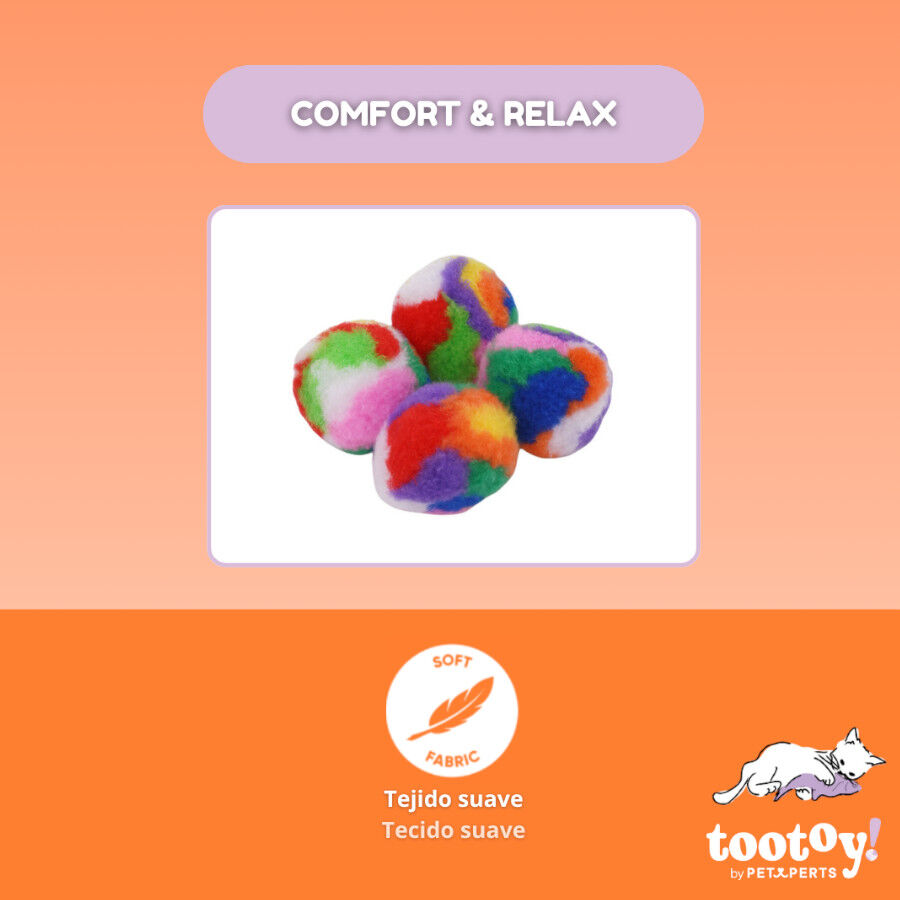 Tootoy! Comfort & Relax Bolas de L&atilde; Fofa para gatos, , large Imagem n&uacute;mero 3