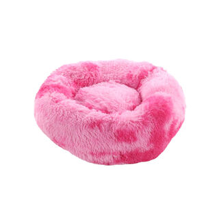 Flamingo Demi Redonda Rosa cama para cães e gatos