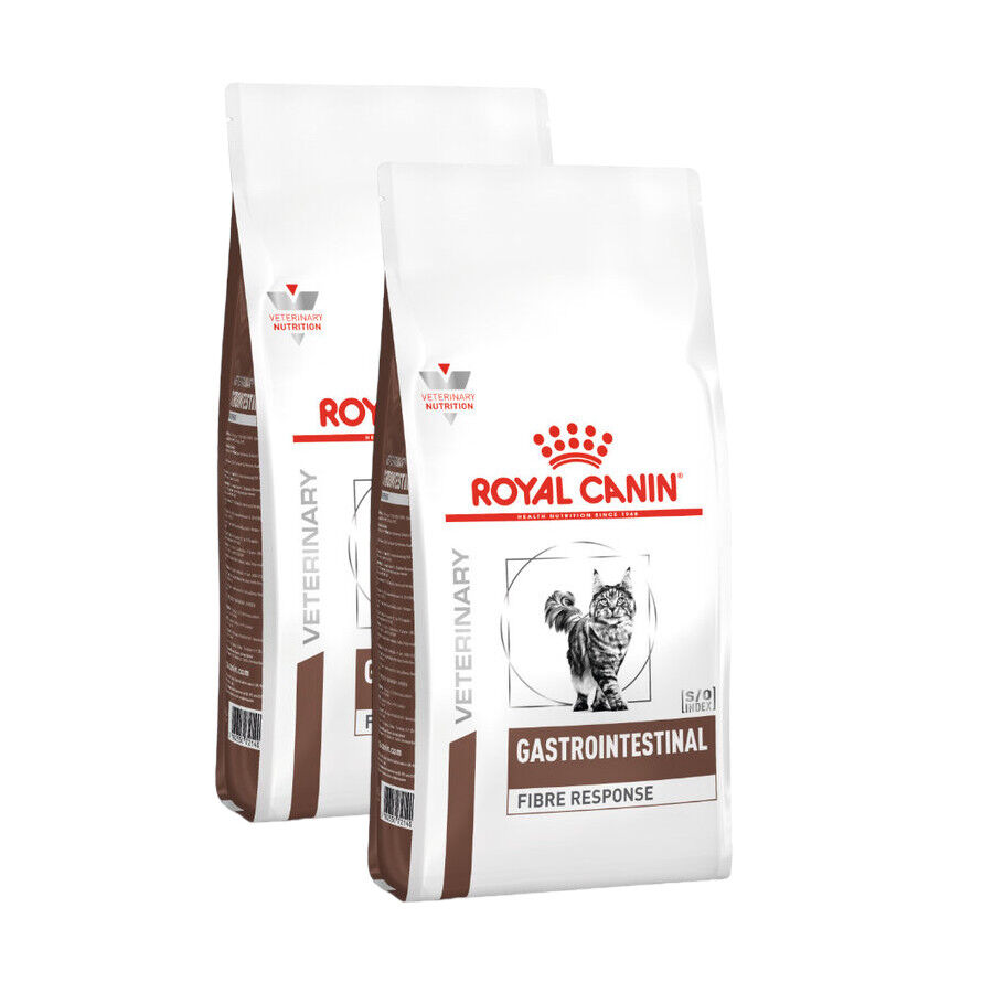 2 x 2 kg Royal Canin Veterinary Gastrointestinal Fibre Response ra&ccedil;&atilde;o para gatos Pack poupan&ccedil;a!, , large Imagem n&uacute;mero 1