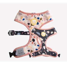Dukier Peitoral reversível com Estampado de Terraço para cães
