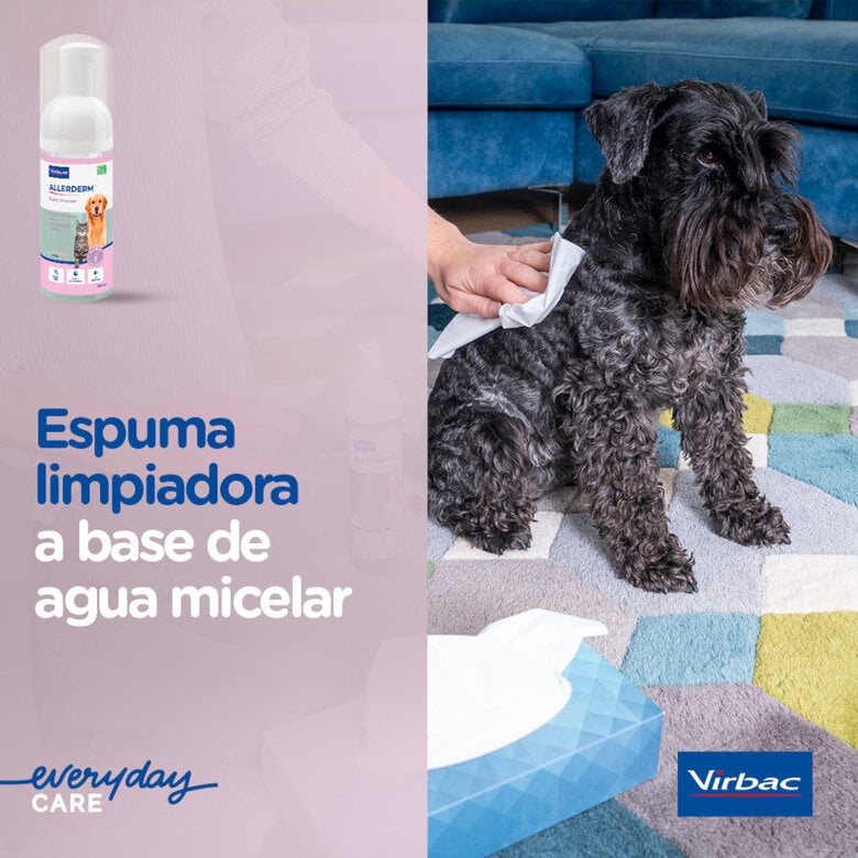 Virbac Espuma de limpeza para cães Allerderm,  Imagem número 4 Virbac Espuma de limpeza para cães Allerderm, , large Imagem número 4
