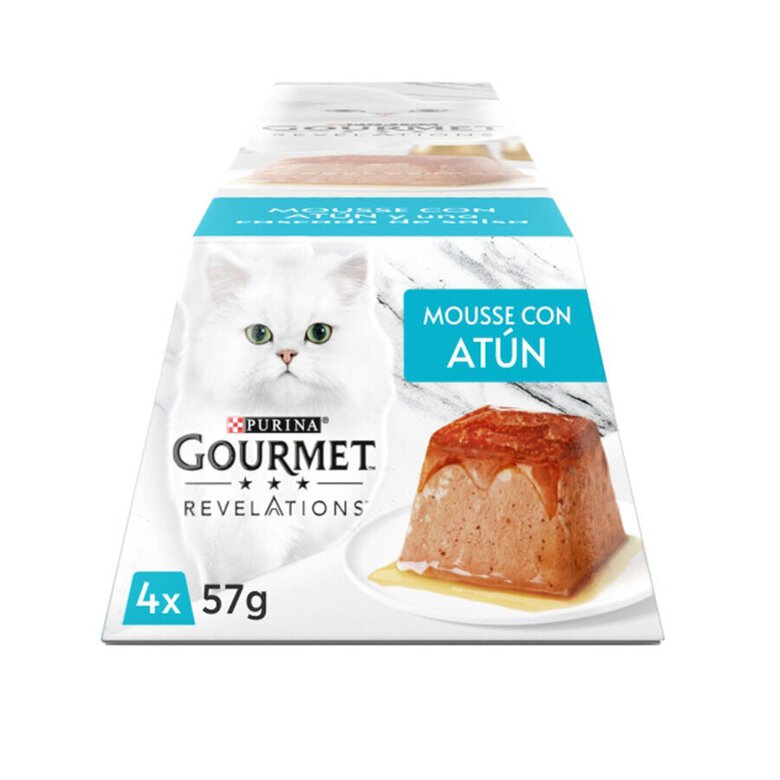 4 terrinas x 57 g Gourmet Revelations Mousse de atum para gatos,  Imagem número 4 4 terrinas x 57 g Gourmet Revelations Mousse de atum para gatos, , large Imagem número 4