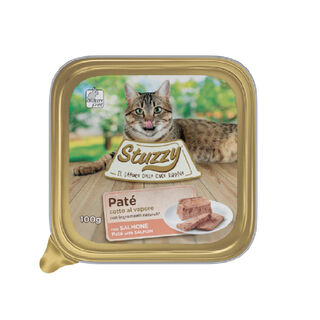  Stuzzy salmão terrina para gatos