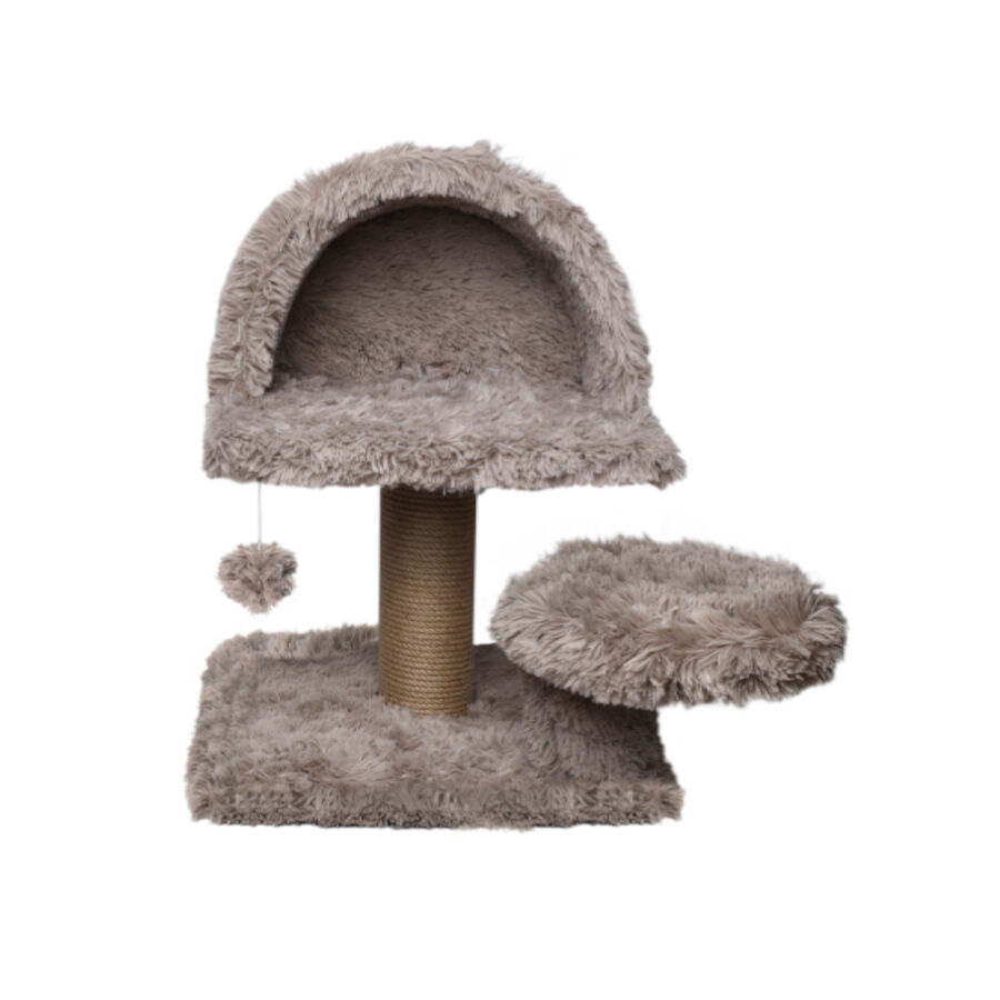 Catshion Susy Arranhador com Gruta Bege para gatos, , large Imagem n&uacute;mero 1
