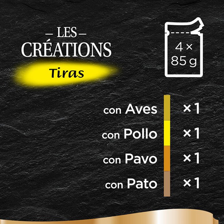4 saquetas x 85 g Sheba Les Créations Pollo Molho em Saqueta para Gatos - Multipack,  Imagem número 2 4 saquetas x 85 g Sheba Les Créations Pollo Molho em Saqueta para Gatos - Multipack, , large Imagem número 2