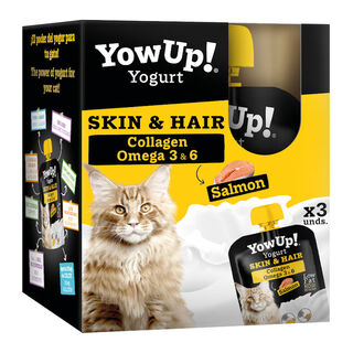 YowUp! Skin & Hair Iogurte de Salmão para gatos