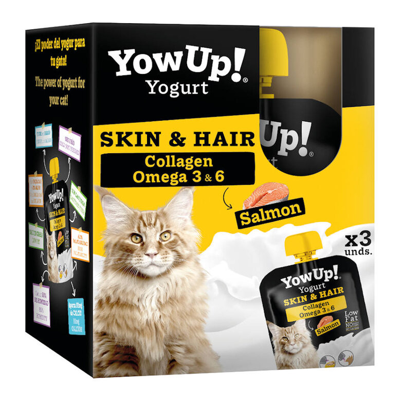YowUp! Skin & Hair Iogurte de Salmão para gatos, , large image number null