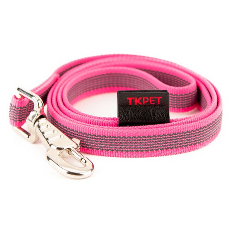TK-Pet Trela Antiderrapante Rosa para cães,  Imagem número 1 TK-Pet correa perros antideslizante rosa Imagem número 1