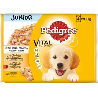 Pedigree Frango e Boi com Arroz Geleia em Saqueta para Cachorros - Multipack 