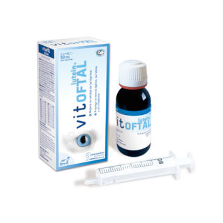 Pharmadiet Vitoftal Lutein protetor ocular para cães e gatos