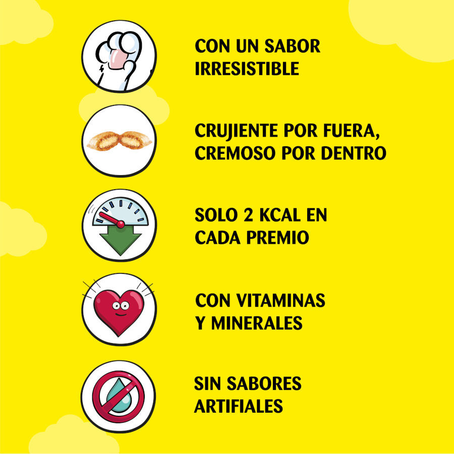 4 saquetas x 10 g Catisfactions Creamy Snack de frango cremoso para gatos, , large Imagem n&uacute;mero 4