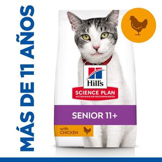 Hill's Senior Frango ração para gatos