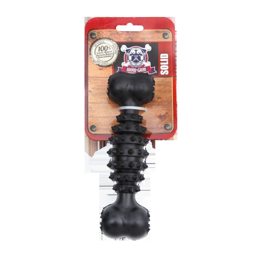 Wow Gum osso de borracha preto para c&atilde;es, , large Imagem n&uacute;mero 1
