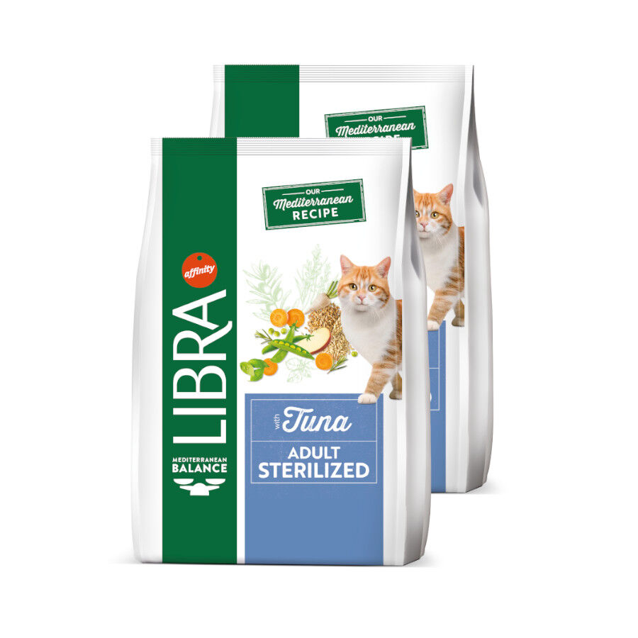 2 x 12 kg Libra Adult Sterilized Atum ra&ccedil;&atilde;o para gatos Pack poupan&ccedil;a!, , large Imagem n&uacute;mero 1