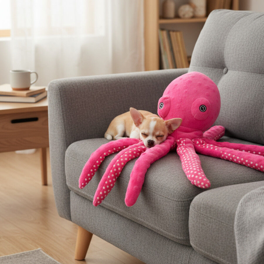 Tootoy! Comfort Peluche polvo Octopus para c&atilde;es, , large Imagem n&uacute;mero 1