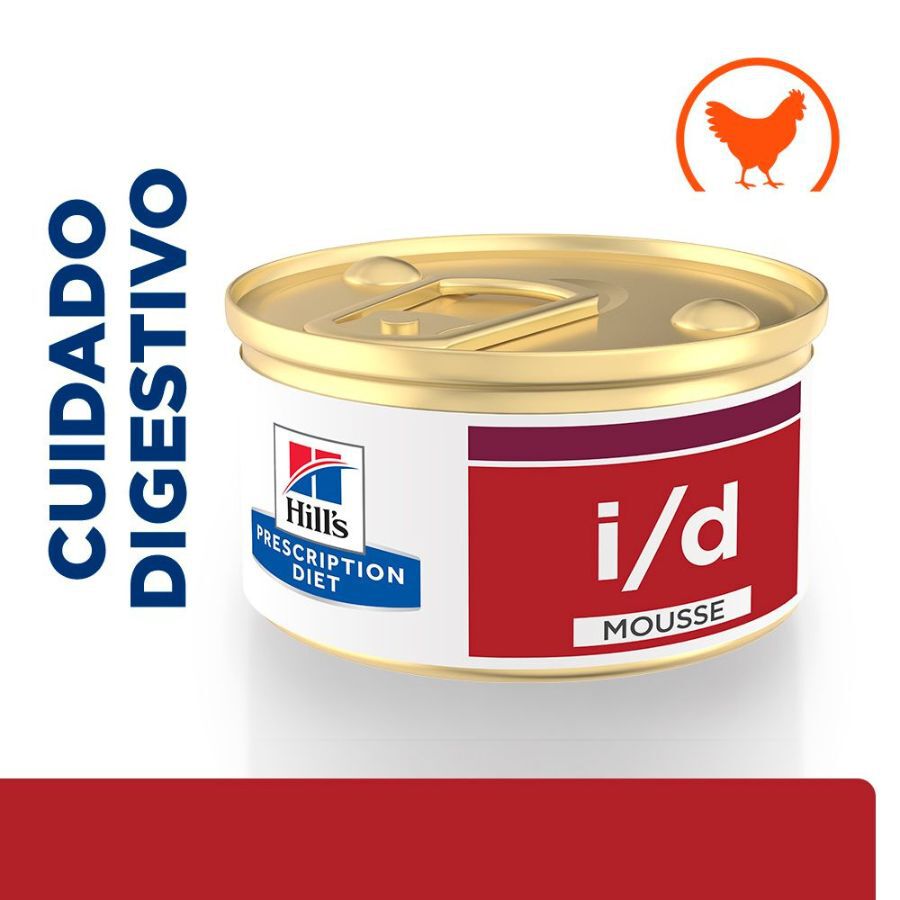 85 g Hill's Prescription Diet i/d Mousse de Pollo lata para gatos, , large Imagem n&uacute;mero 1