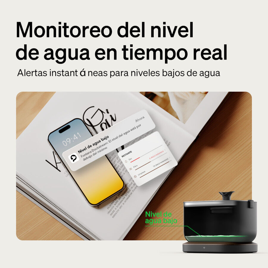 Petlibro Dockstream Fonte inteligente de &aacute;gua para c&atilde;es e gatos, , large Imagem n&uacute;mero 2