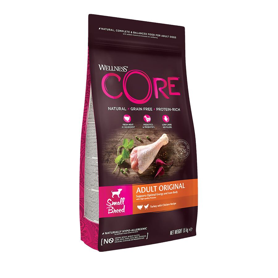 5 kg Wellness Core Adult Small Original Peru e Frango ra&ccedil;&atilde;o para c&atilde;es, , large Imagem n&uacute;mero 1