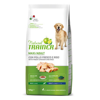 Natural Trainer Adult Maxi Frango ração para cães 