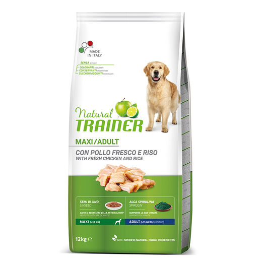 Natural Trainer Adult Maxi Frango ração para cães , , large image number null