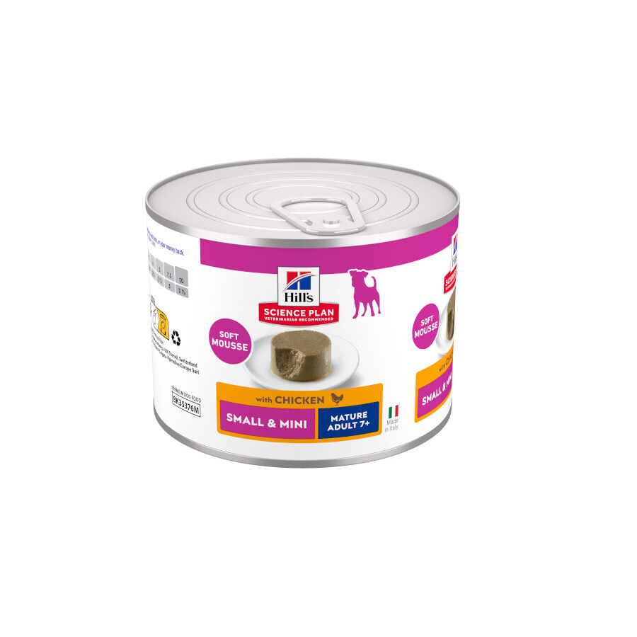 200 g Hill's Science Plan Mature Smalle Mini Mousse de Frango em lata para c&atilde;es, , large Imagem n&uacute;mero 1