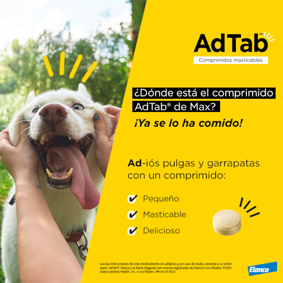 AdTab Comprimidos mastig&aacute;veis antiparasit&aacute;rios para c&atilde;es, , large Imagem n&uacute;mero 6