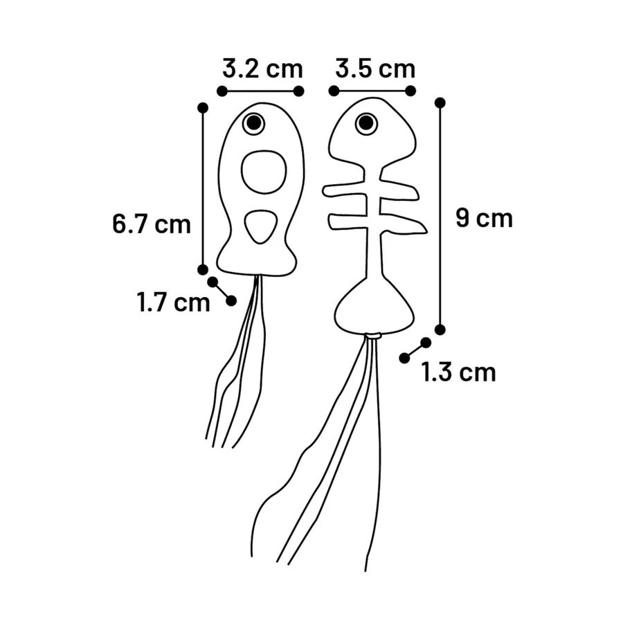 Flamingo Boleo Peixe com corda para gatos, , large Imagem n&uacute;mero 3