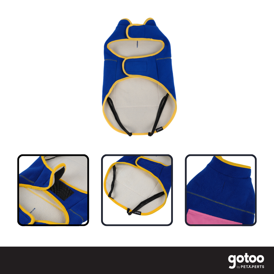 Gotoo Casaco Azul com Bolso para c&atilde;es, , large Imagem n&uacute;mero 3