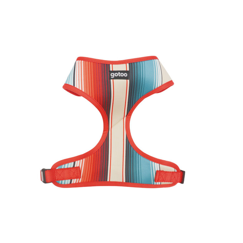 Gotoo Peitoral tecido estampado colorido para cães,  Imagem número 1 Gotoo Peitoral tecido estampado colorido para cães, , large Imagem número 1