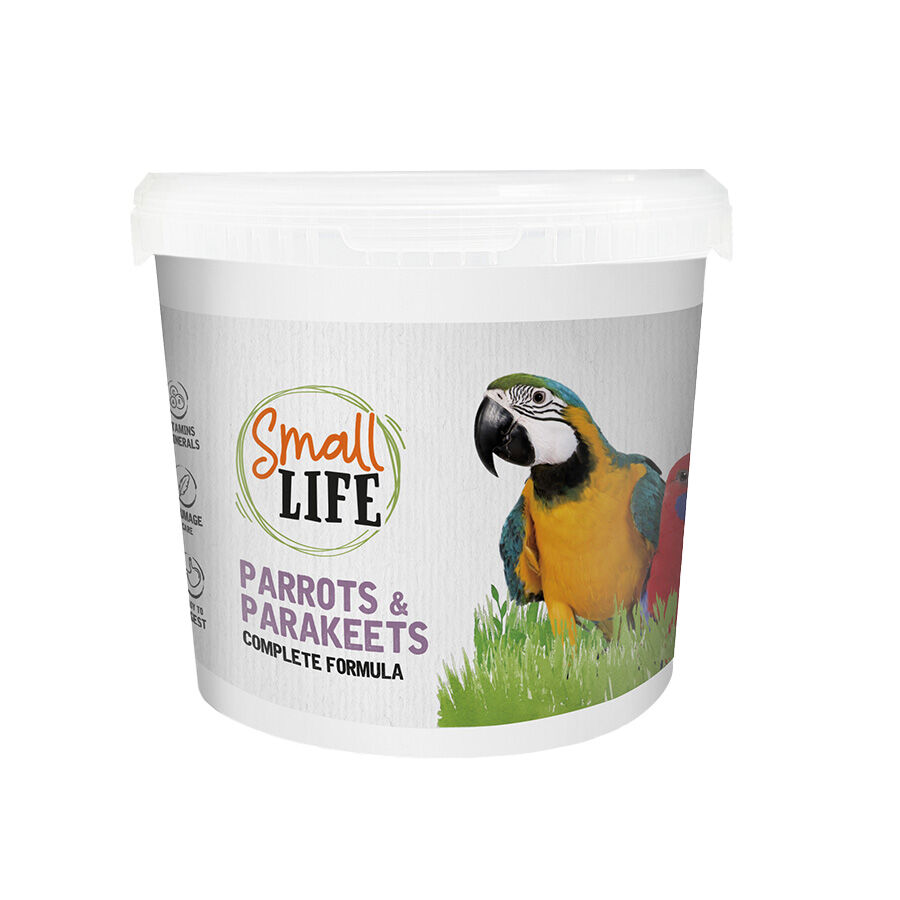 Small Life Cubo de comida para loros y cotorras 5,5L Imagem n&uacute;mero 1
