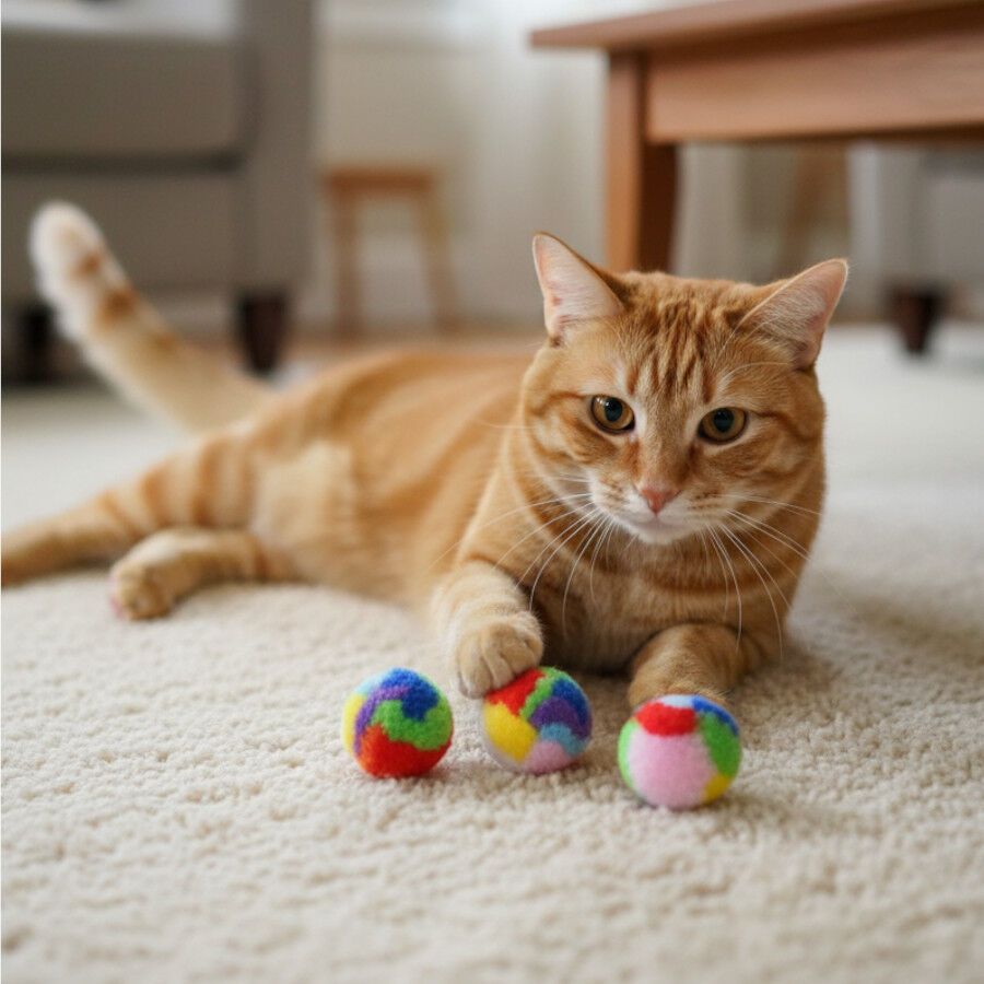 Tootoy! Comfort & Relax Bolas de L&atilde; Fofa para gatos, , large Imagem n&uacute;mero 1