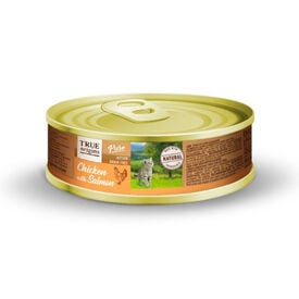 True Origins Pure Kitten Frango e Salmão patê em lata para gatos