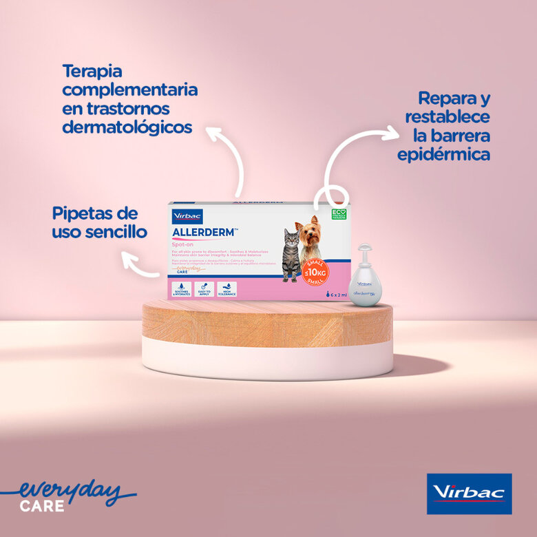 Virbac Allerderm Pipetas dermatológicas Allerderm Spot-On para cães e gatos,  Imagem número 2 Virbac Allerderm Pipetas dermatológicas Allerderm Spot-On para cães e gatos, , large Imagem número 2