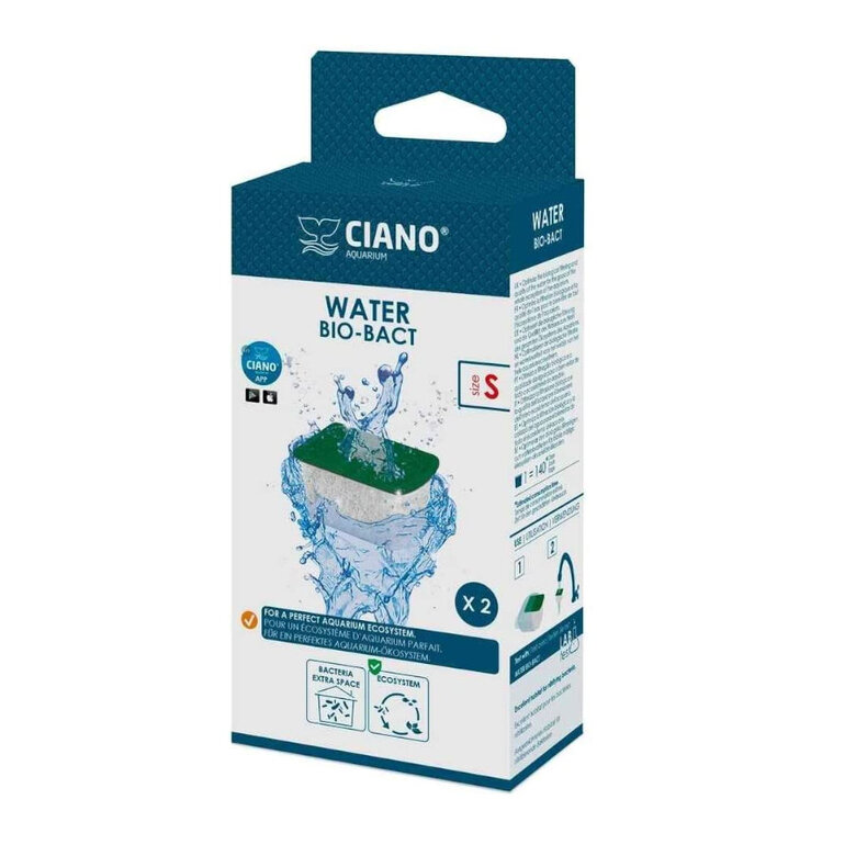 Ciano Bio Bact S filtro de cartucho de substituição para aquários,  Imagem número 1 Ciano Bio Bact S filtro de cartucho de substituição para aquários, , large Imagem número 1