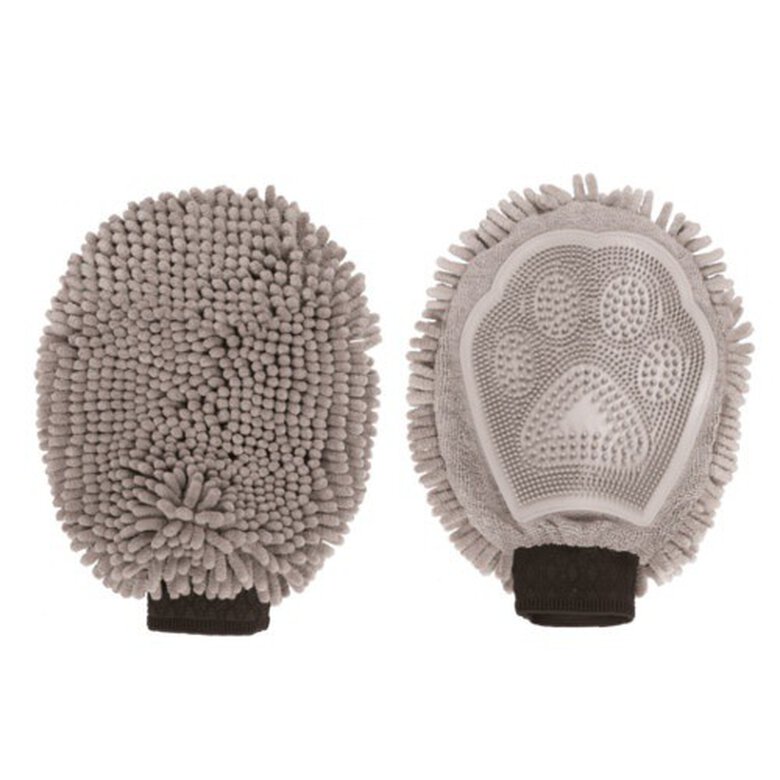 DGS Luva de Microfibra e Goma Cinzenta para cães e gatos,  Imagem número 1 DGS Luva de Microfibra e Goma Cinzenta para cães e gatos, , large Imagem número 1