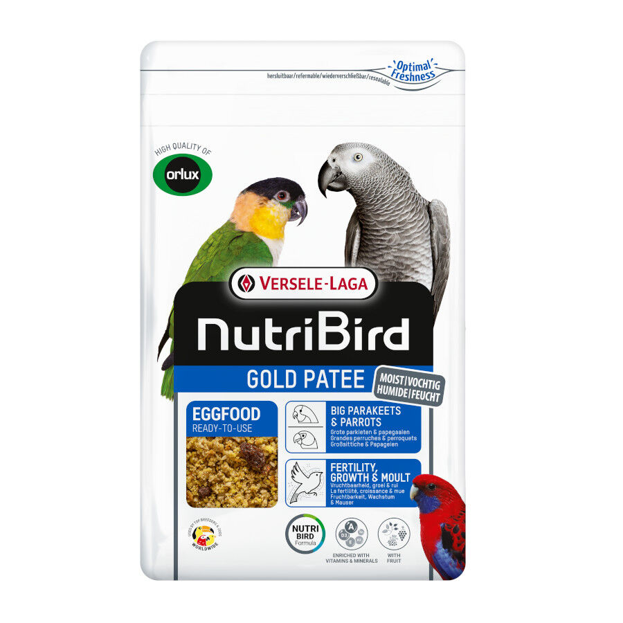 Pasta de ovo Crumble de ouro Versele-Laga NutriBird Gold para papagaios, , large Imagem n&uacute;mero 1