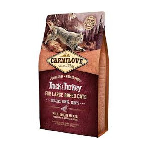 Carnilove Duck & Turkey pienso para&nbsp;gatos grandes Imagem n&uacute;mero 1