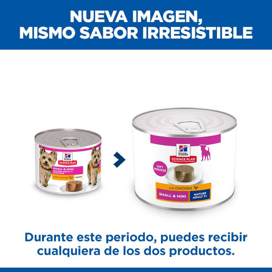 200 g Hill's Science Plan Mature Smalle Mini Mousse de Frango em lata para c&atilde;es, , large Imagem n&uacute;mero 3